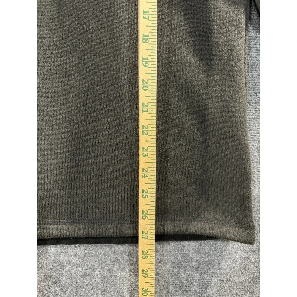 The North Face Mens 1/4 Zip Fleece Pullover Sweater Gray Large L